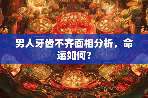 男人牙齿不齐面相分析,命运如何? 男人牙齿不齐面相分析,命运如何?