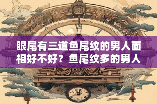眼尾有三道鱼尾纹的男人面相好不好？鱼尾纹多的男人命运