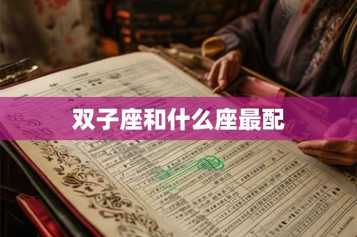 双子座和什么座最配