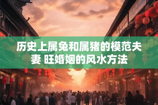 历史上属兔和属猪的模范夫妻 旺婚姻的风水方法