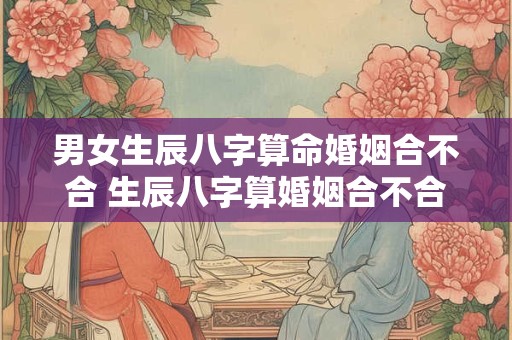 男女生辰八字算命婚姻合不合 生辰八字算婚姻合不合