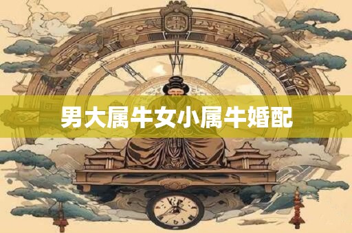 男大属牛女小属牛婚配