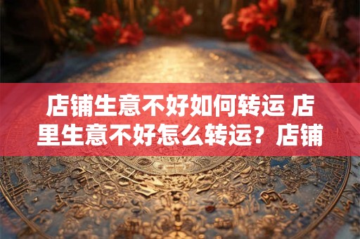 店铺生意不好如何转运 店里生意不好怎么转运？店铺开运法介绍