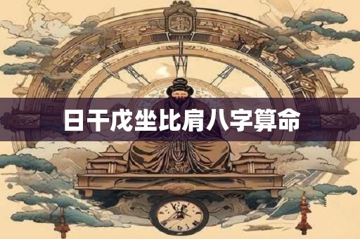 日干戊坐比肩八字算命