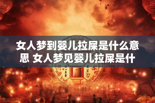 女人梦到婴儿拉屎是什么意思 女人梦见婴儿拉屎是什么意思