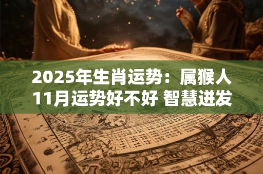 2025年生肖运势：属猴人11月运势好不好 智慧迸发扩大社交
