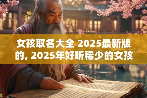女孩取名大全 2025最新版的, 2025年好听稀少的女孩名字