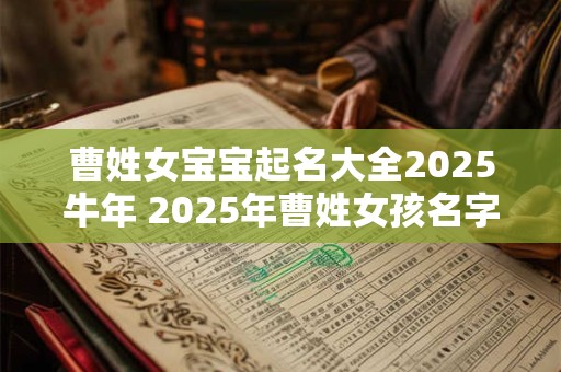 曹姓女宝宝起名大全2025牛年 2025年曹姓女孩名字大全
