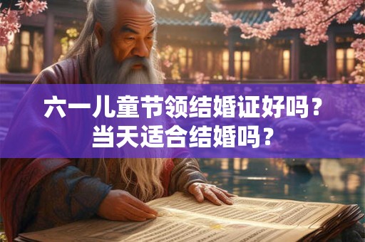 六一儿童节领结婚证好吗？当天适合结婚吗？
