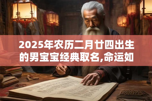 2025年农历二月廿四出生的男宝宝经典取名,命运如何