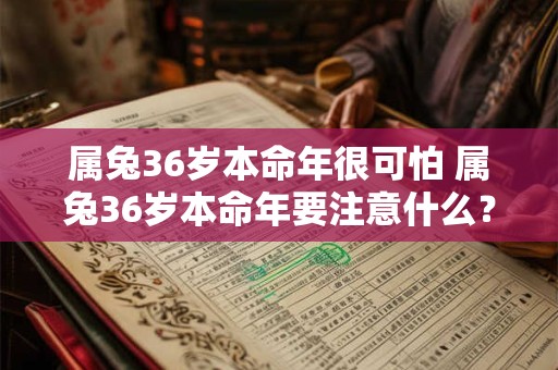 属兔36岁本命年很可怕 属兔36岁本命年要注意什么？