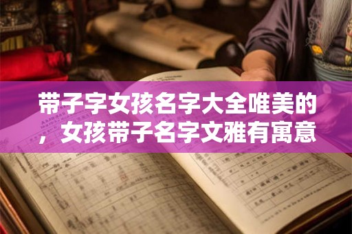 带子字女孩名字大全唯美的，女孩带子名字文雅有寓意