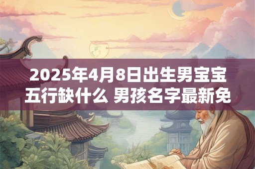 2025年4月8日出生男宝宝五行缺什么 男孩名字最新免费版