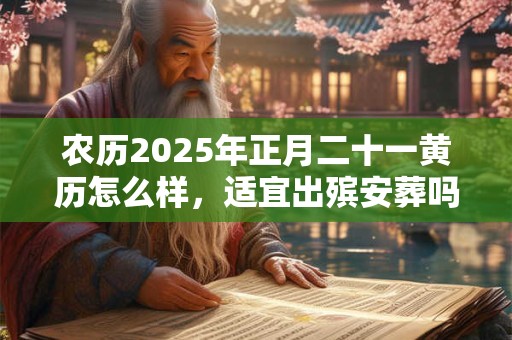 农历2025年正月二十一黄历怎么样，适宜出殡安葬吗？