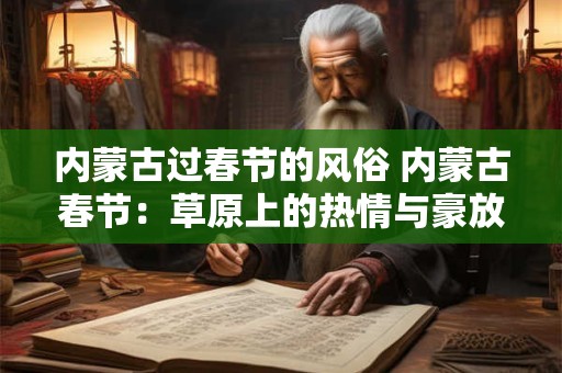 内蒙古过春节的风俗 内蒙古春节：草原上的热情与豪放