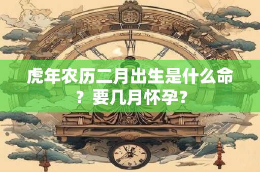 虎年农历二月出生是什么命？要几月怀孕？