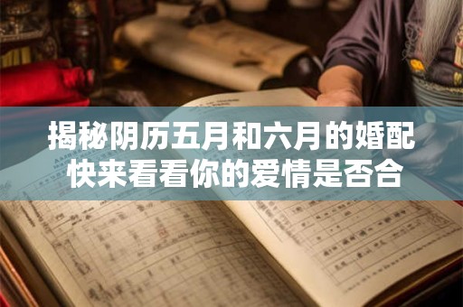 揭秘阴历五月和六月的婚配 快来看看你的爱情是否合适！