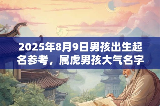 2025年8月9日男孩出生起名参考，属虎男孩大气名字