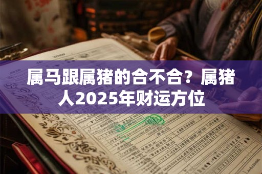属马跟属猪的合不合?属猪人2025年财运方位 属马跟属猪的合不合?属猪人2025年财运方位