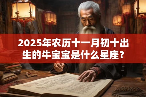 2026年农历十一月初十出生的牛宝宝是什么星座？