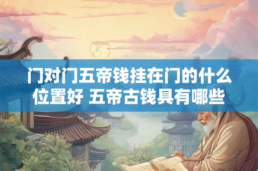 门对门五帝钱挂在门的什么位置好 五帝古钱具有哪些功效