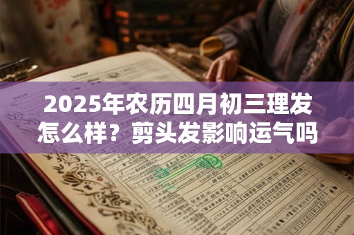 2025年农历四月初三理发怎么样？剪头发影响运气吗