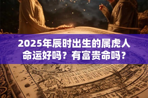 2025年辰时出生的属虎人命运好吗？有富贵命吗？