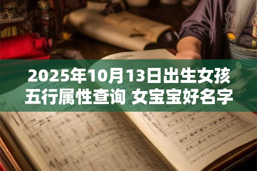 2025年10月13日出生女孩五行属性查询 女宝宝好名字合集