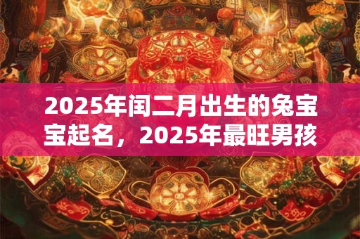 2025年闰二月出生的兔宝宝起名，2025年最旺男孩名字