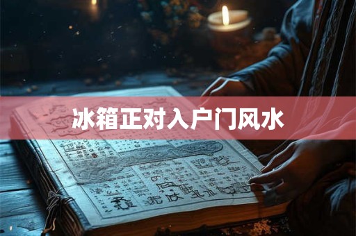 冰箱正对入户门风水