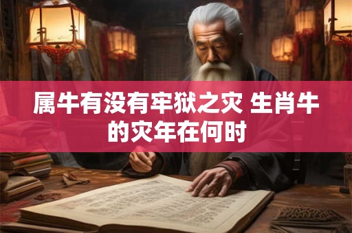 属牛有没有牢狱之灾 生肖牛的灾年在何时