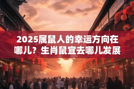 2025属鼠人的幸运方向在哪儿？生肖鼠宜去哪儿发展事业