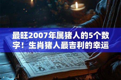 最旺2007年属猪人的5个数字！生肖猪人最吉利的幸运数字