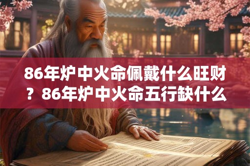 86年炉中火命佩戴什么旺财？86年炉中火命五行缺什么？