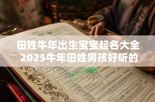 田姓牛年出生宝宝起名大全 2025牛年田姓男孩好听的名字大全