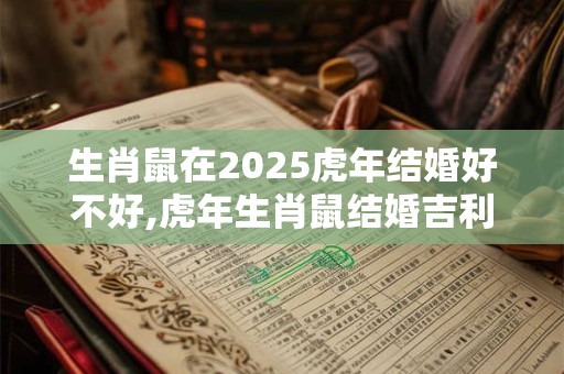 生肖鼠在2025虎年结婚好不好,虎年生肖鼠结婚吉利吗？