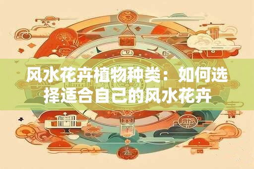 风水花卉植物种类：如何选择适合自己的风水花卉