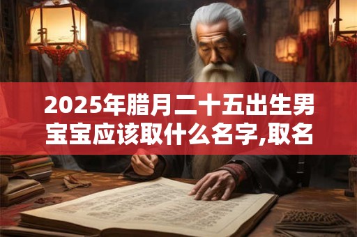 2025年腊月二十五出生男宝宝应该取什么名字,取名喜用字