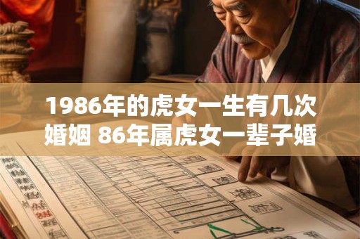 1986年的虎女一生有几次婚姻 86年属虎女一辈子婚姻顺利吗