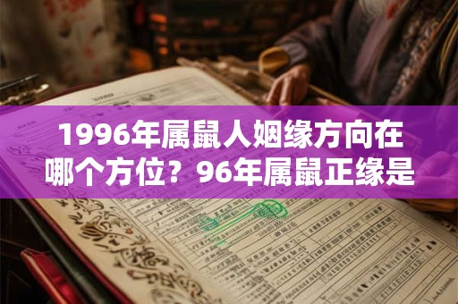 1996年属鼠人姻缘方向在哪个方位？96年属鼠正缘是什么时候？