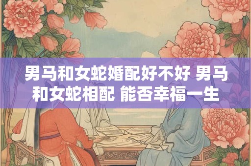 男马和女蛇婚配好不好 男马和女蛇相配 能否幸福一生
