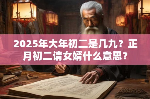 2026年大年初二是几九?正月初二请女婿什么意思? 2026年大年初二是几九?正月初二请女婿什么意思?