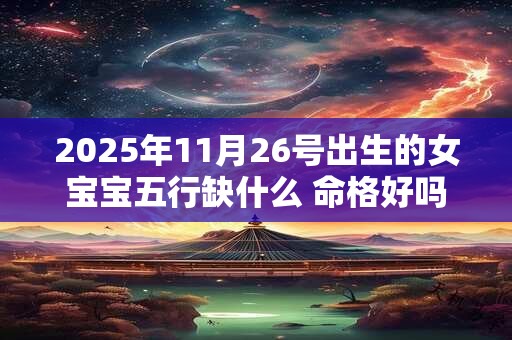 2025年11月26号出生的女宝宝五行缺什么 命格好吗