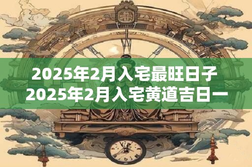2026年2月入宅最旺日子 2026年2月入宅黄道吉日一览