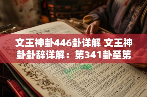 文王神卦446卦详解 文王神卦卦辞详解：第341卦至第348挂卜辞