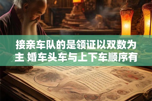 接亲车队的是领证以双数为主 婚车头车与上下车顺序有什么讲究