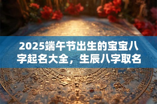 2026端午节出生的宝宝八字起名大全，生辰八字取名