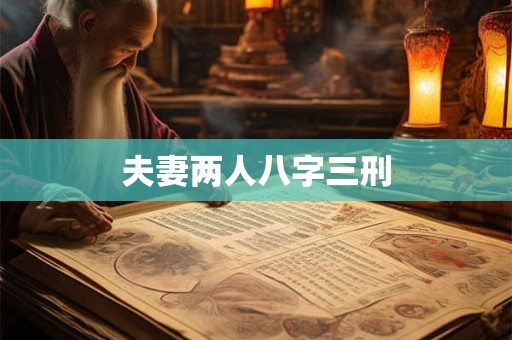 夫妻两人八字三刑