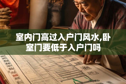 室内门高过入户门风水,卧室门要低于入户门吗
