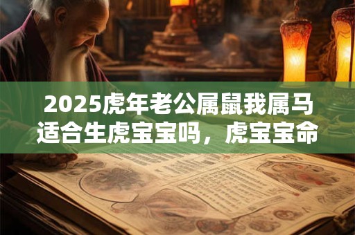 2025虎年老公属鼠我属马适合生虎宝宝吗，虎宝宝命运好吗？